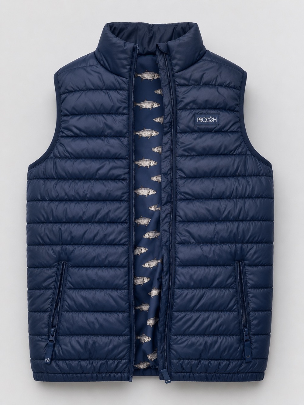 Prodoh Kids Navy Quilted Packable Puffer Vest